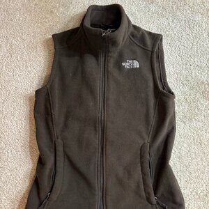 The North Face Dark Brown Fleece Vest